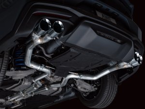 Ford Mustang Performance Exhaust - AWE Tuning - Cat-Back Track Edition - Chrome Silver - 2024+ Ford Mustang Performance Exhaust - AWE Tuning - Cat-Back Track Edition - Chrome Silver - 2024+